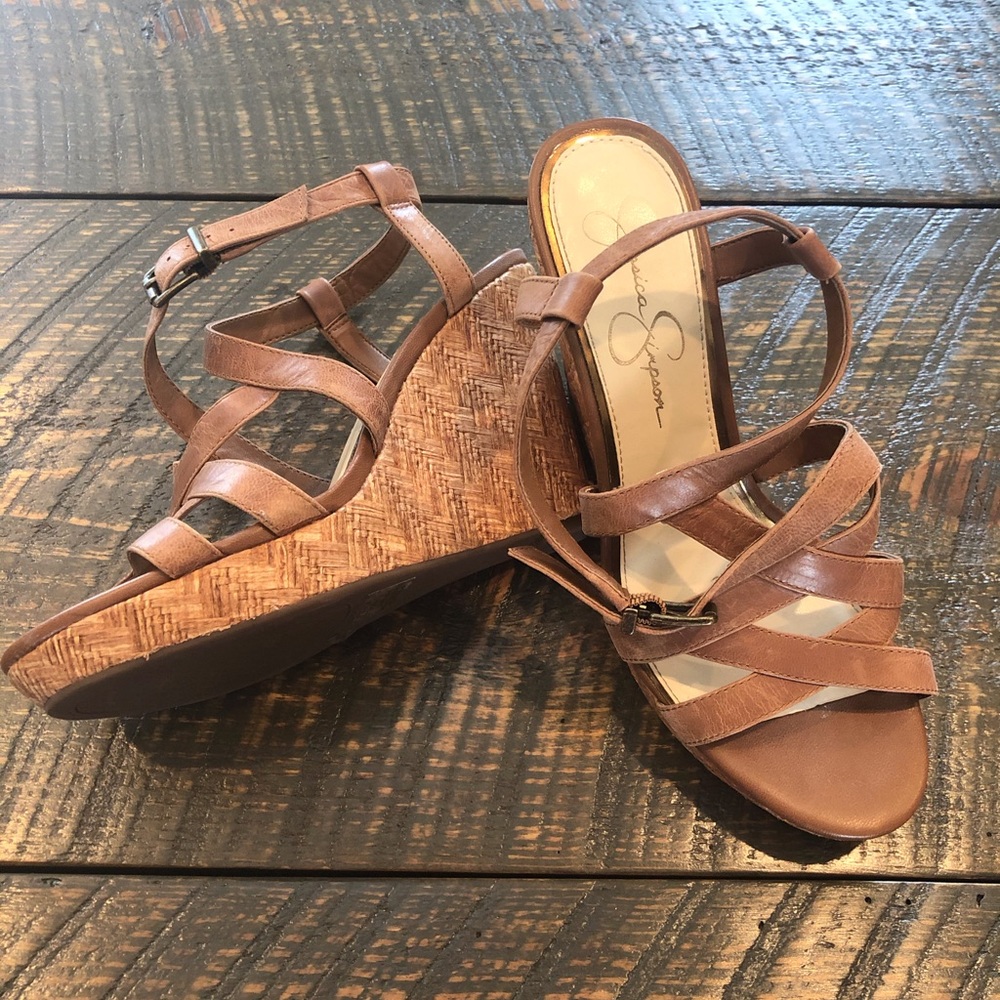 Jessica Simpson wedges; Women’s 8.5
